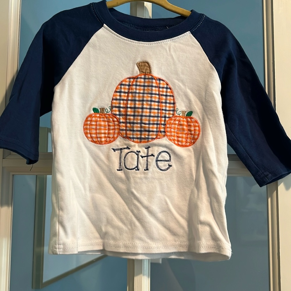 Tate pumpkin shirt